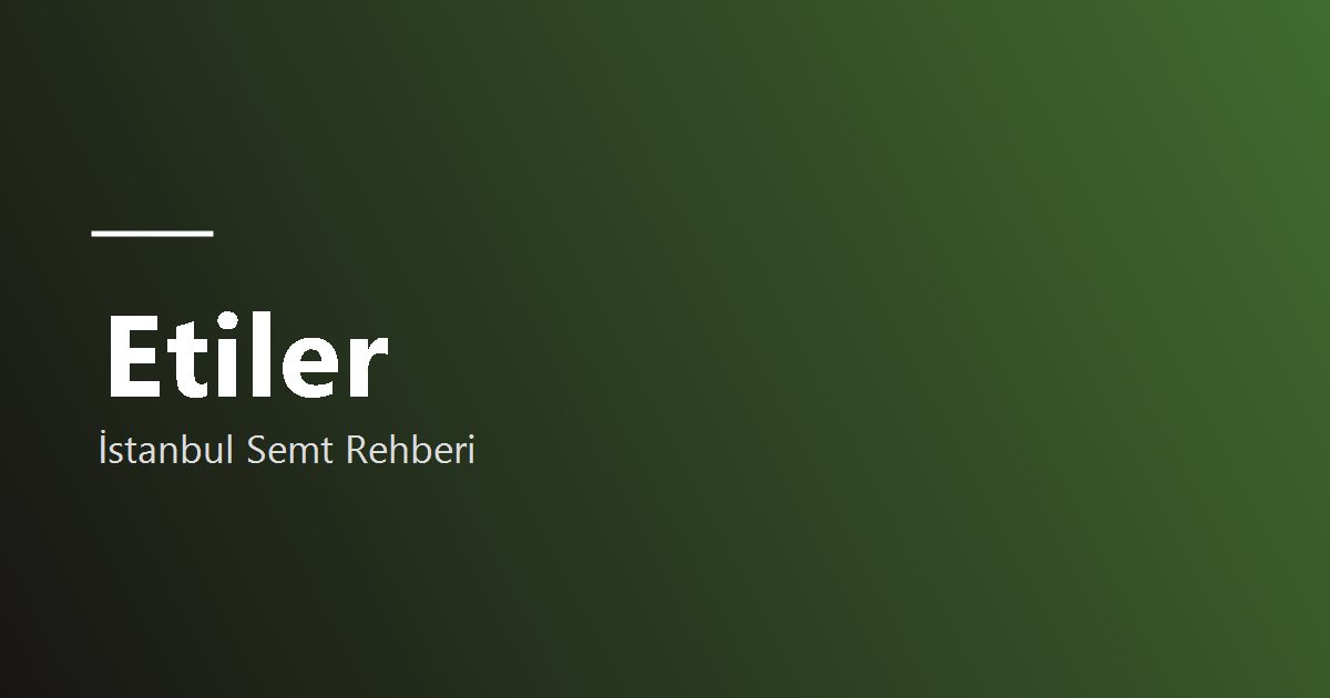 Etiler bölge tanıtım görseli