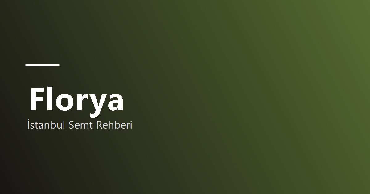 Florya bölge tanıtım görseli